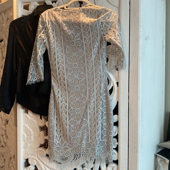 FOR LOVE AND LEMONS LYLA COCKTAIL DRESS SILVER - Picture 7 of 7